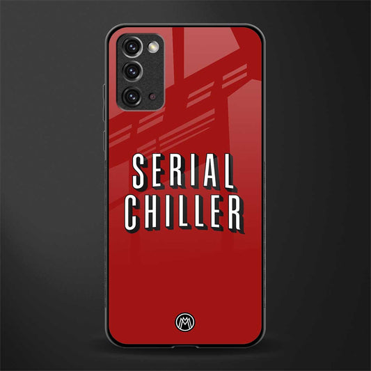 serial chiller netflix glass case for samsung galaxy note 20 image