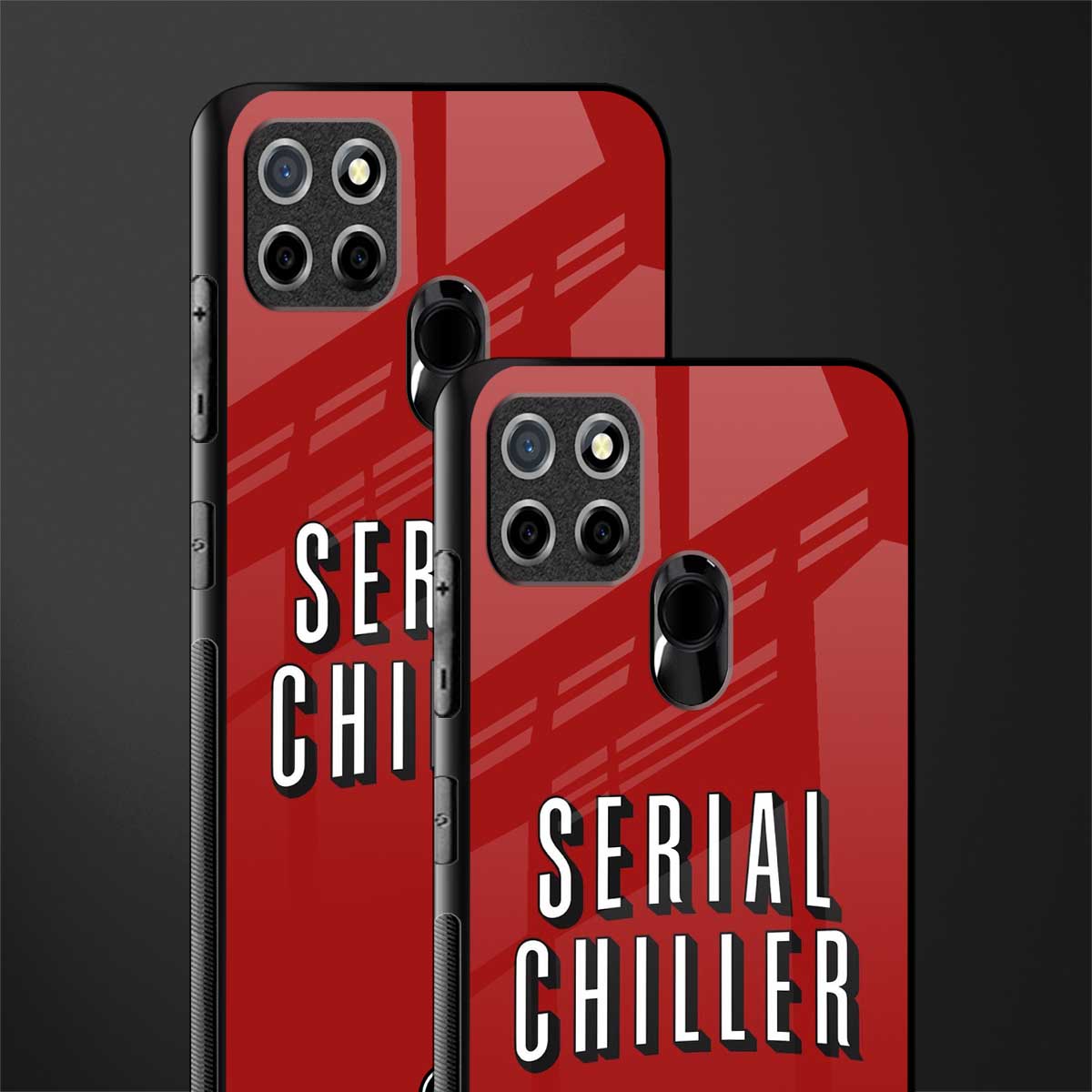 serial chiller netflix glass case for realme narzo 30a image-2