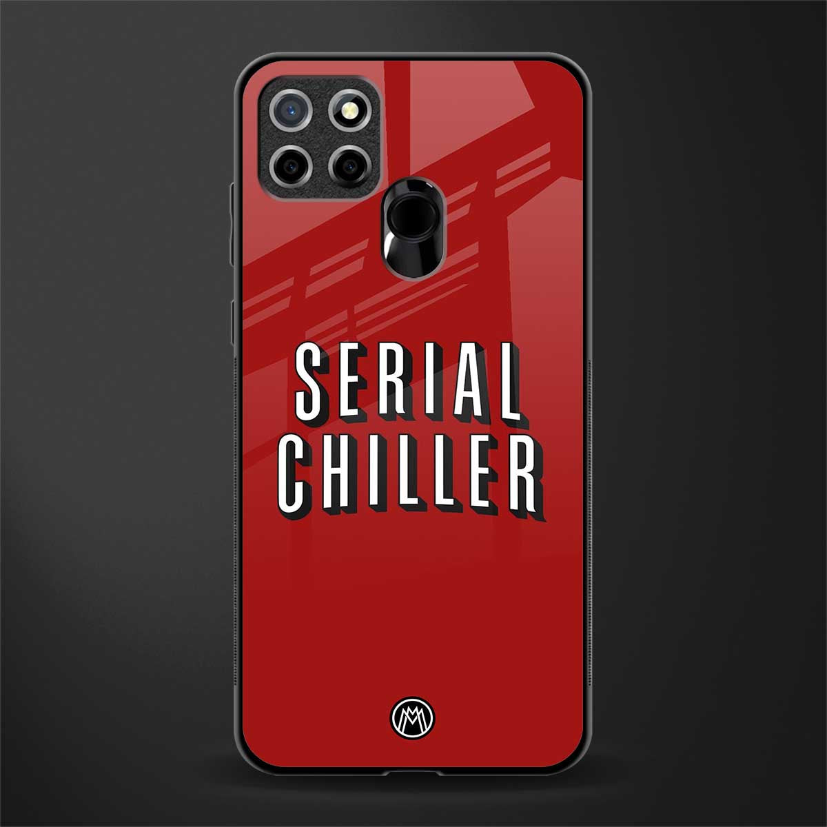 serial chiller netflix glass case for realme narzo 30a image