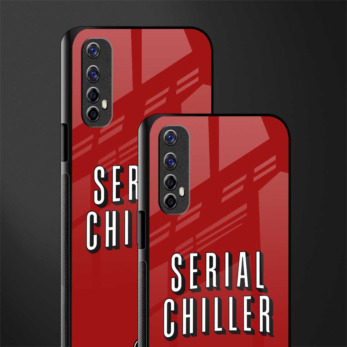 serial chiller netflix glass case for realme 7 image-2