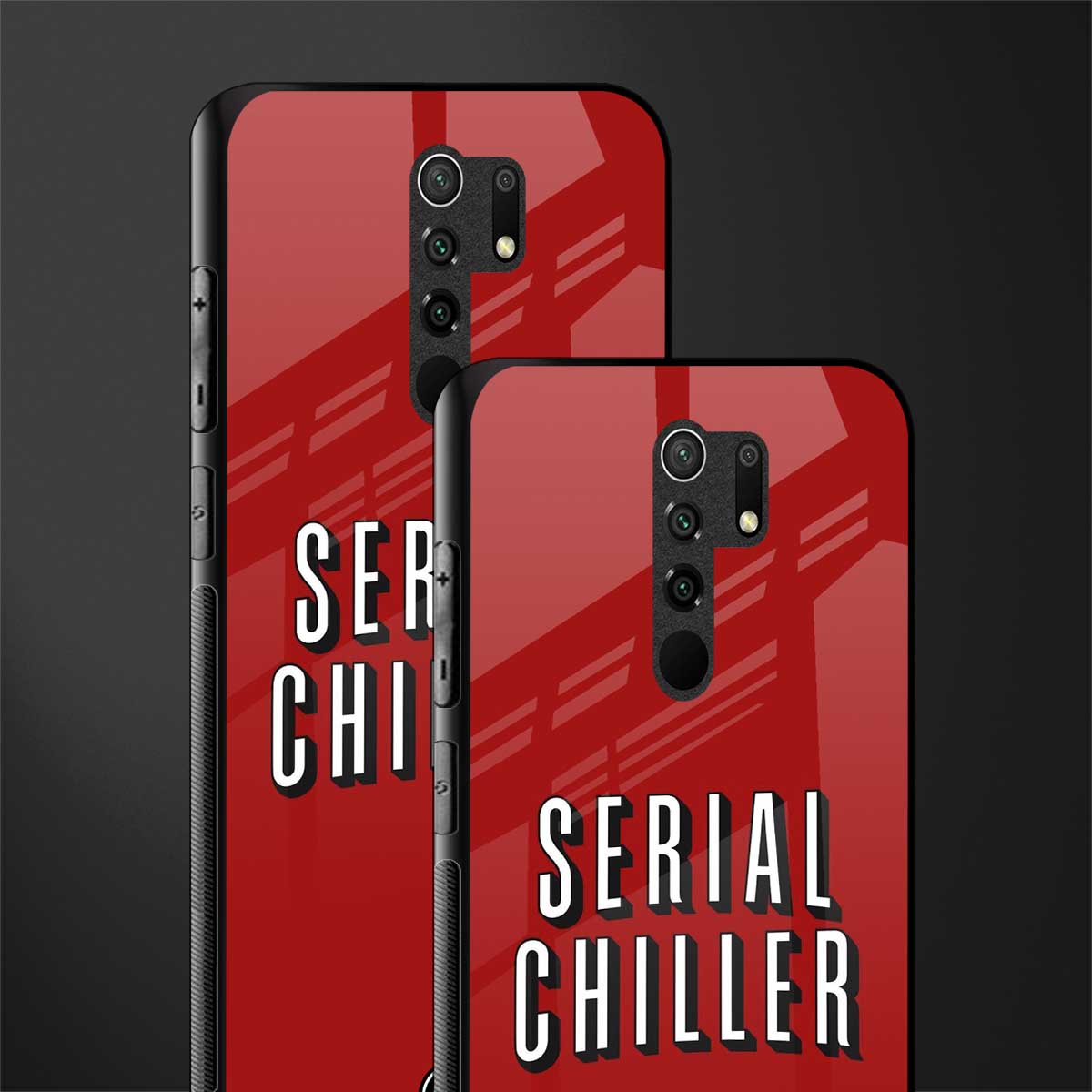 serial chiller netflix glass case for redmi 9 prime image-2