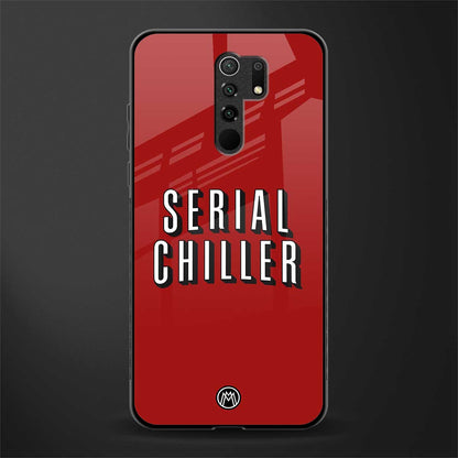 serial chiller netflix glass case for redmi 9 prime image