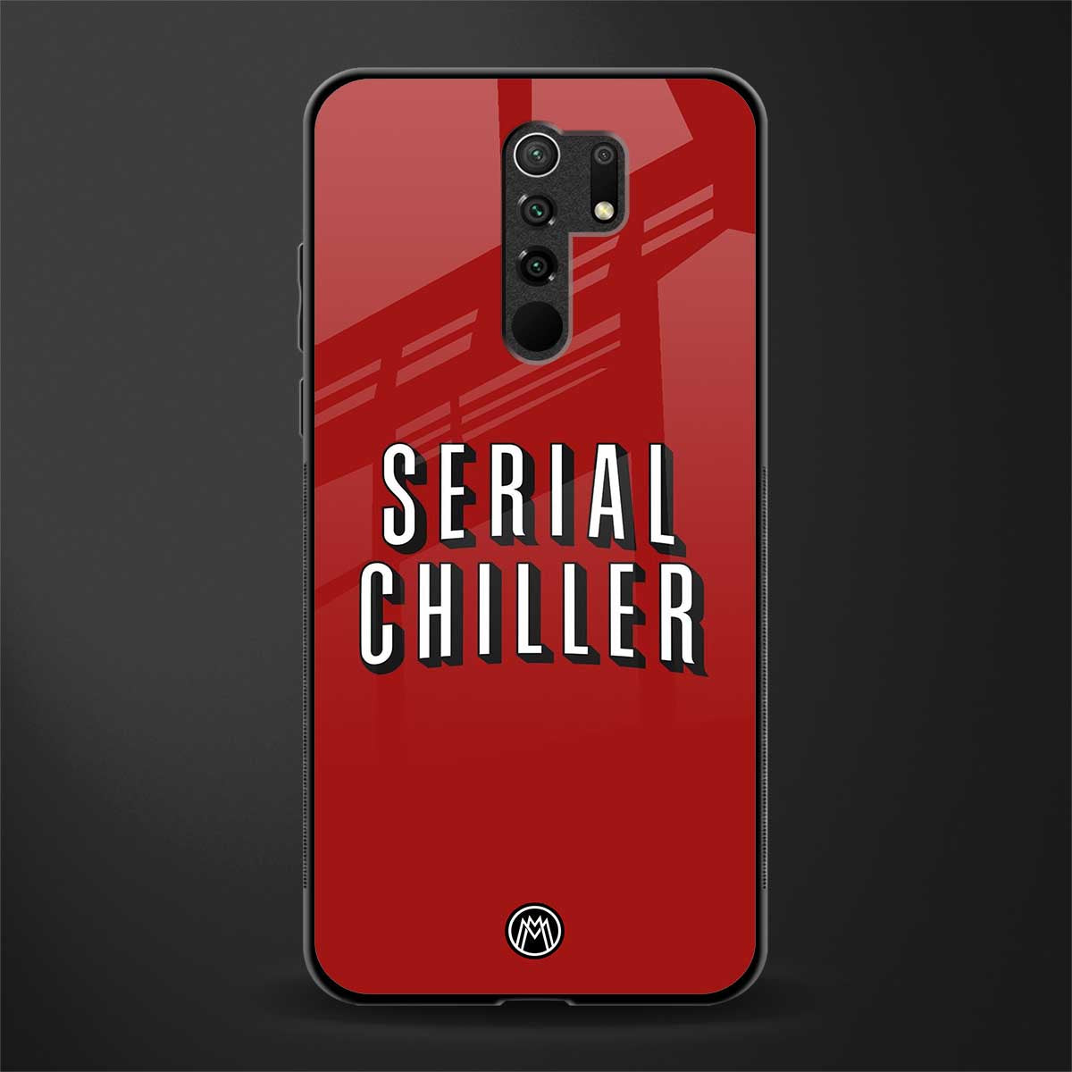 serial chiller netflix glass case for poco m2 image