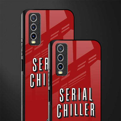serial chiller netflix glass case for vivo y12s image-2