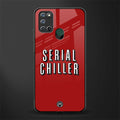 serial chiller netflix glass case for realme 7i image