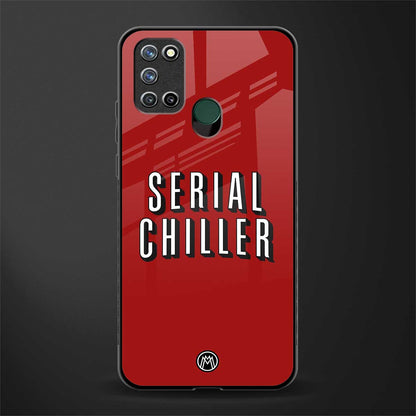 serial chiller netflix glass case for realme 7i image