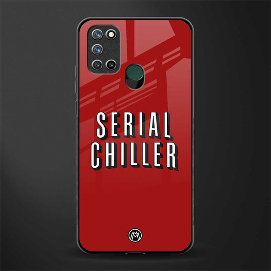 serial chiller netflix glass case for realme 7i image