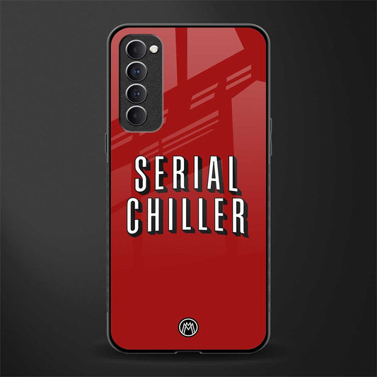 serial chiller netflix glass case for oppo reno 4 pro image