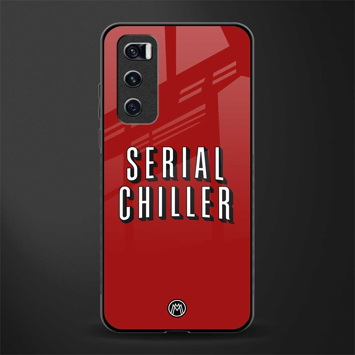 serial chiller netflix glass case for vivo v20 se image