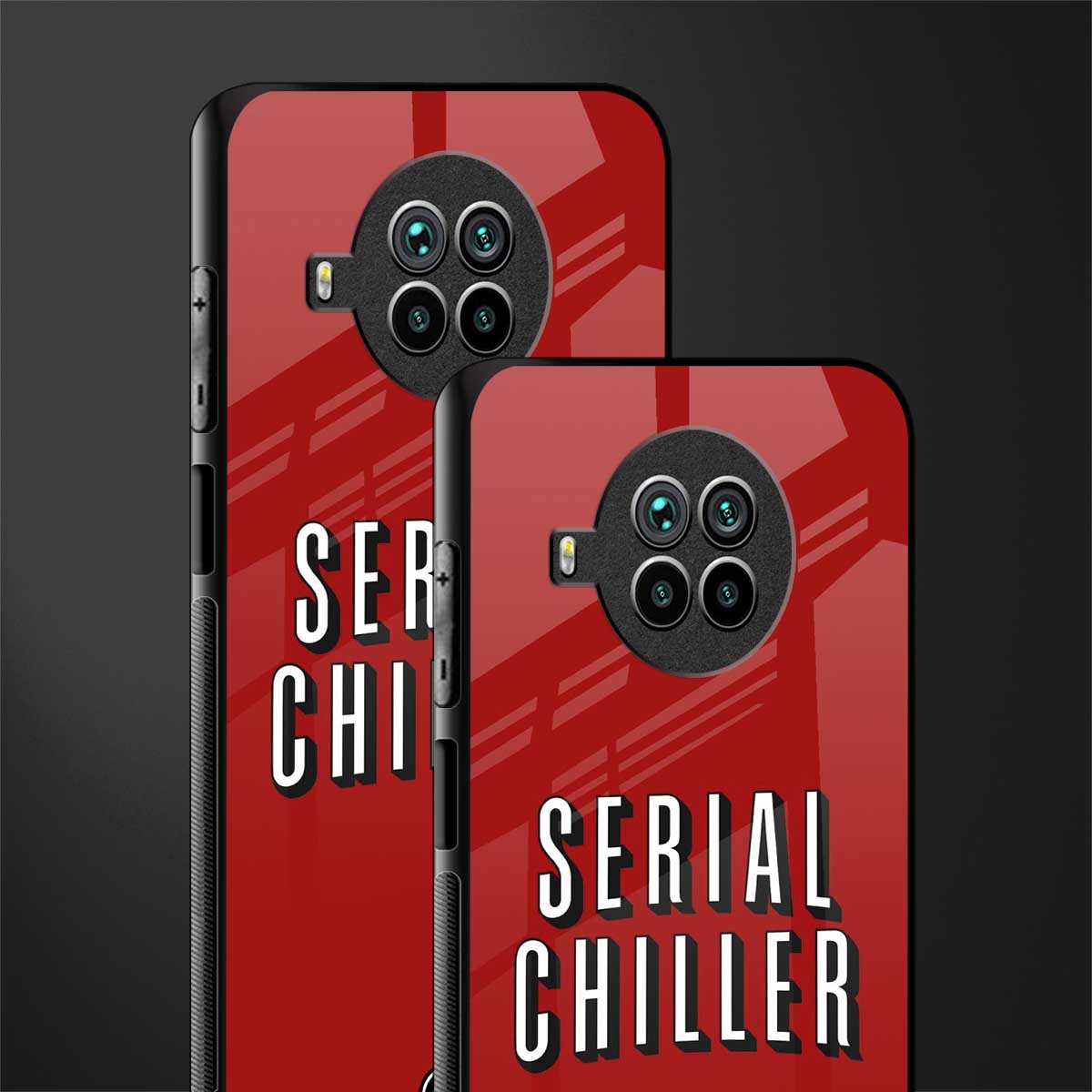 serial chiller netflix glass case for mi 10i image-2