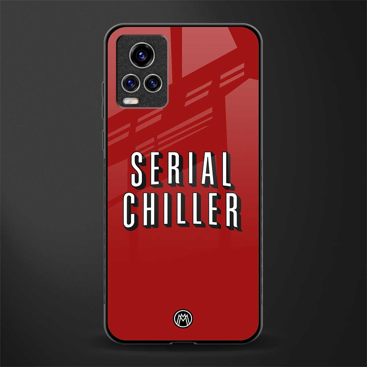 serial chiller netflix glass case for vivo v20 pro image