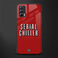 serial chiller netflix glass case for realme x7 image