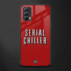 serial chiller netflix glass case for realme x7 image