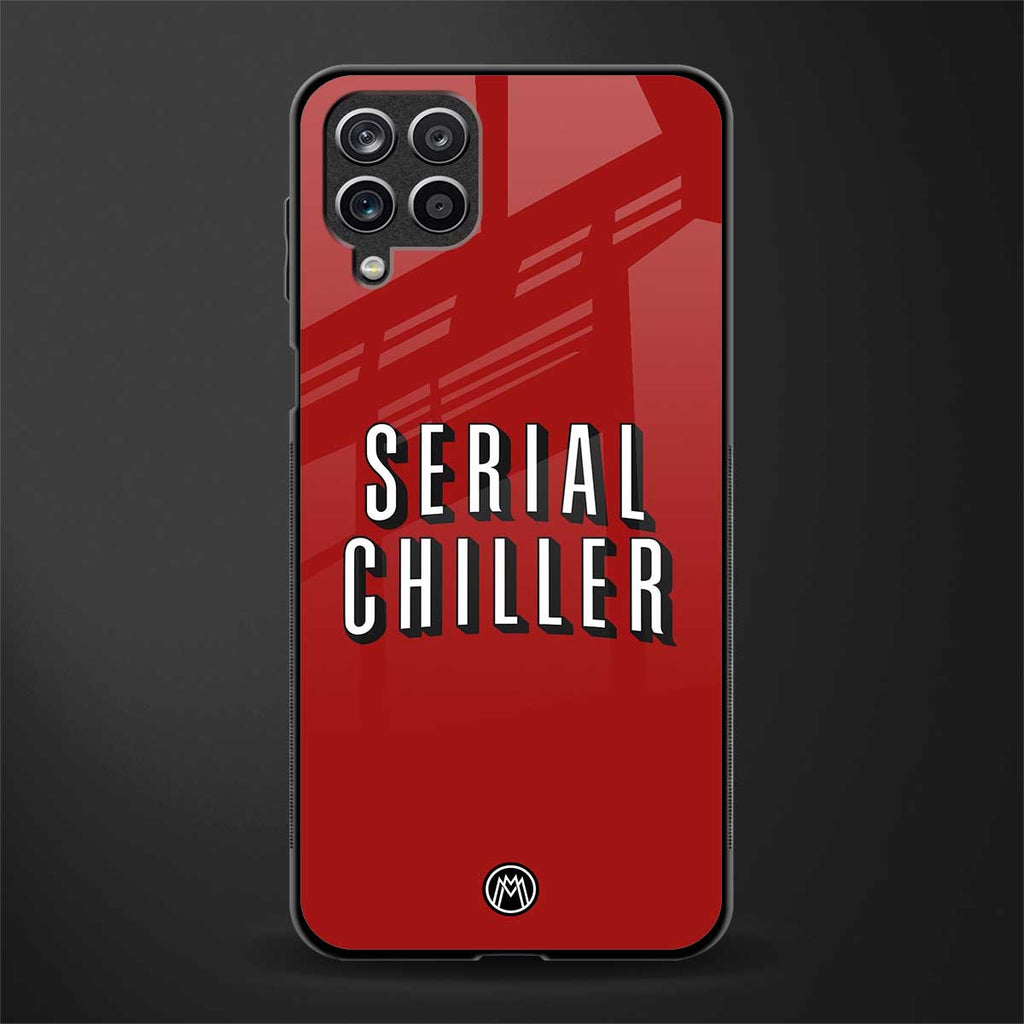 serial chiller netflix glass case for samsung galaxy a12 image
