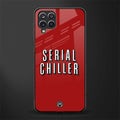 serial chiller netflix glass case for samsung galaxy a12 image
