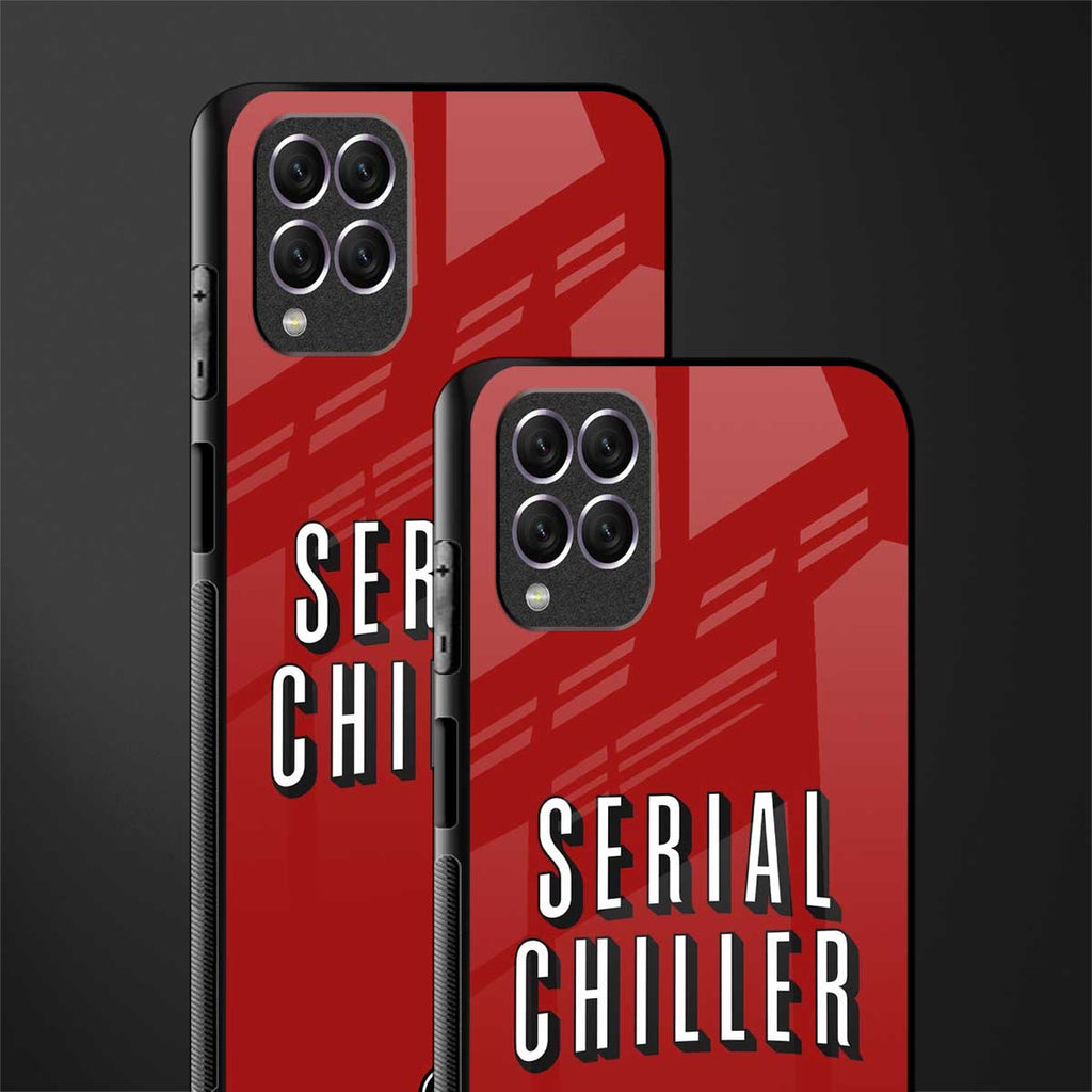 serial chiller netflix glass case for samsung galaxy f62 image-2
