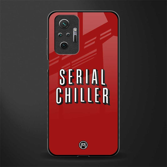serial chiller netflix glass case for redmi note 10 pro image