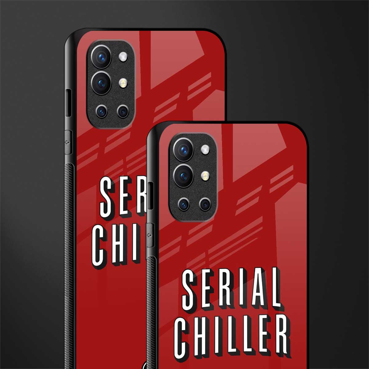 serial chiller netflix glass case for oneplus 9r image-2