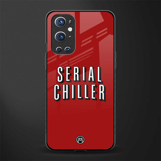 serial chiller netflix glass case for oneplus 9 pro image