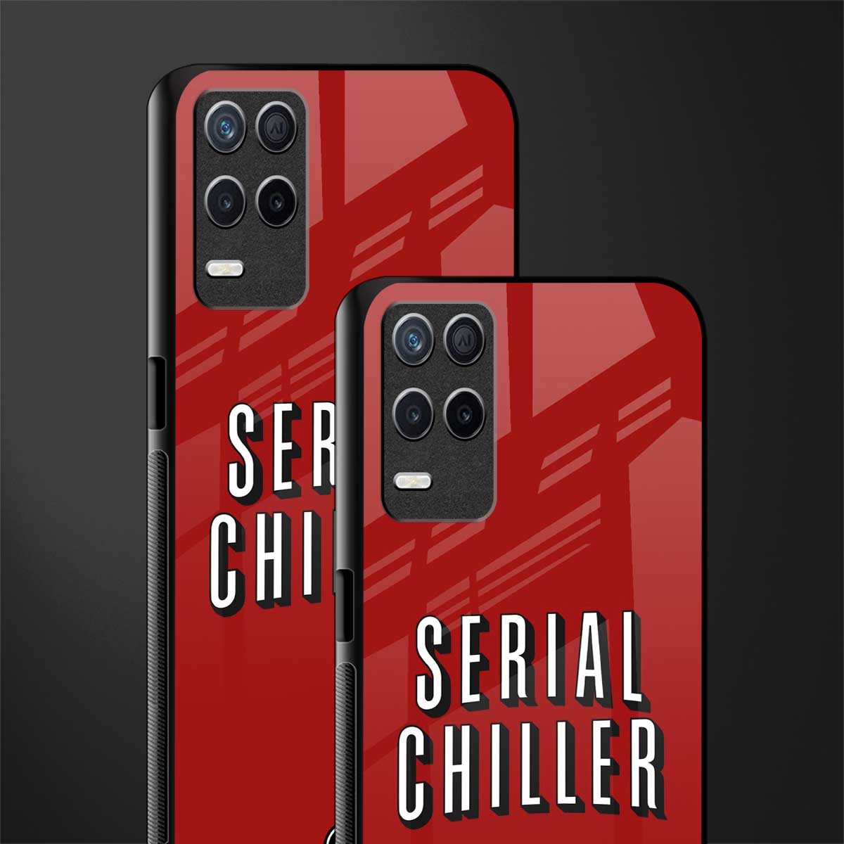 serial chiller netflix glass case for realme 8 5g image-2