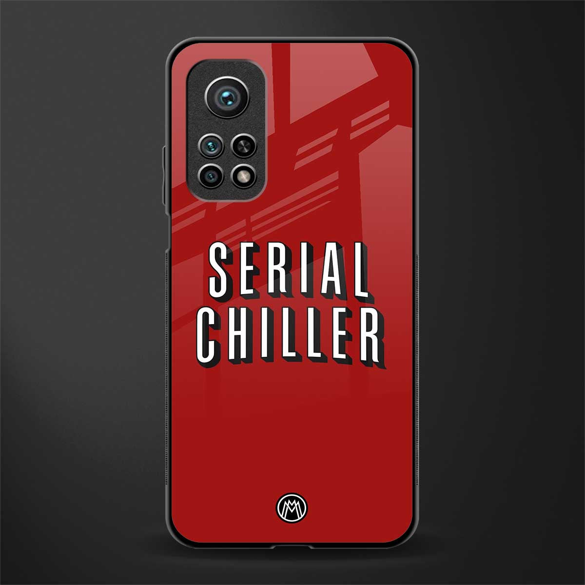 serial chiller netflix glass case for mi 10t 5g image