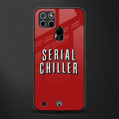 serial chiller netflix glass case for realme c21 image