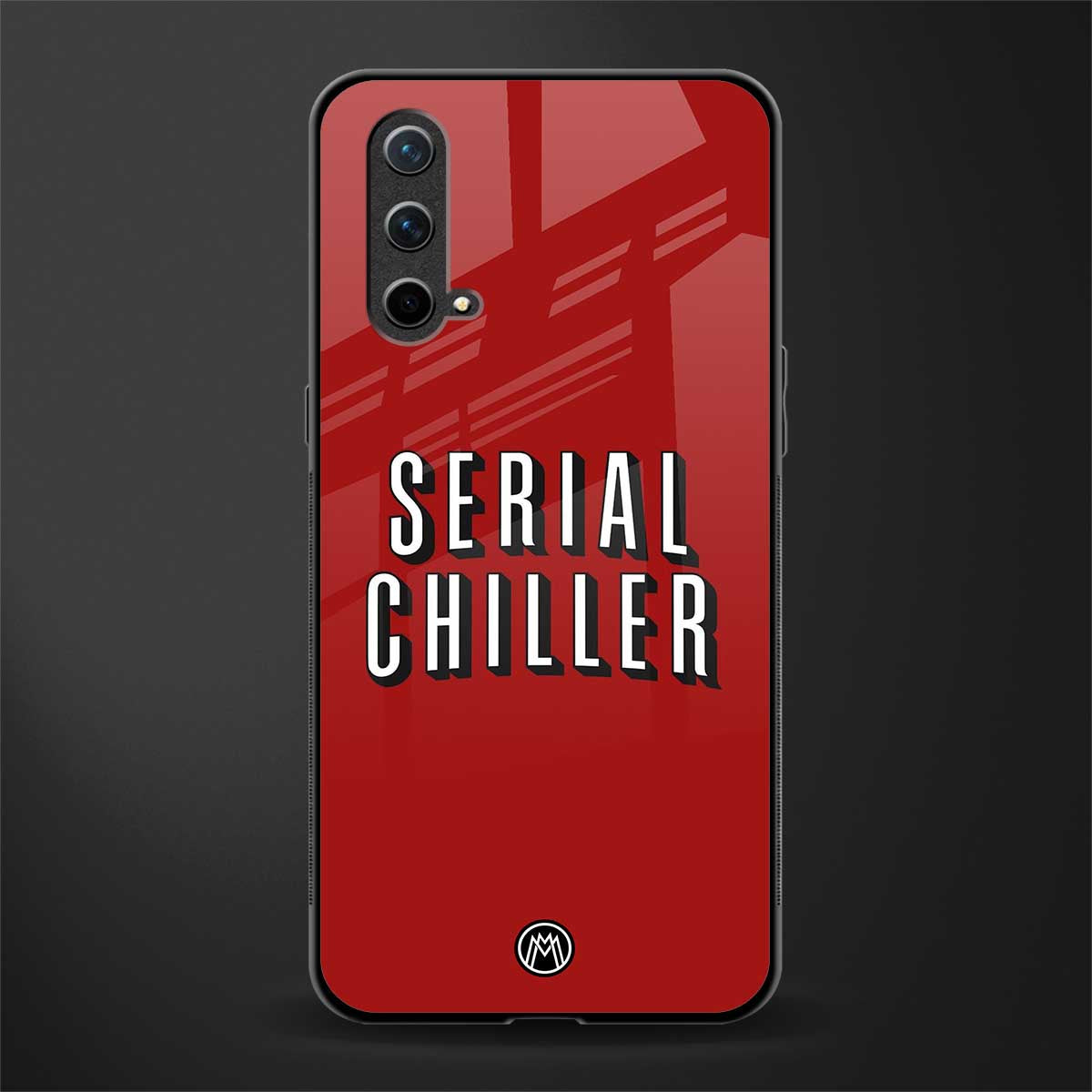 serial chiller netflix glass case for oneplus nord ce 5g image
