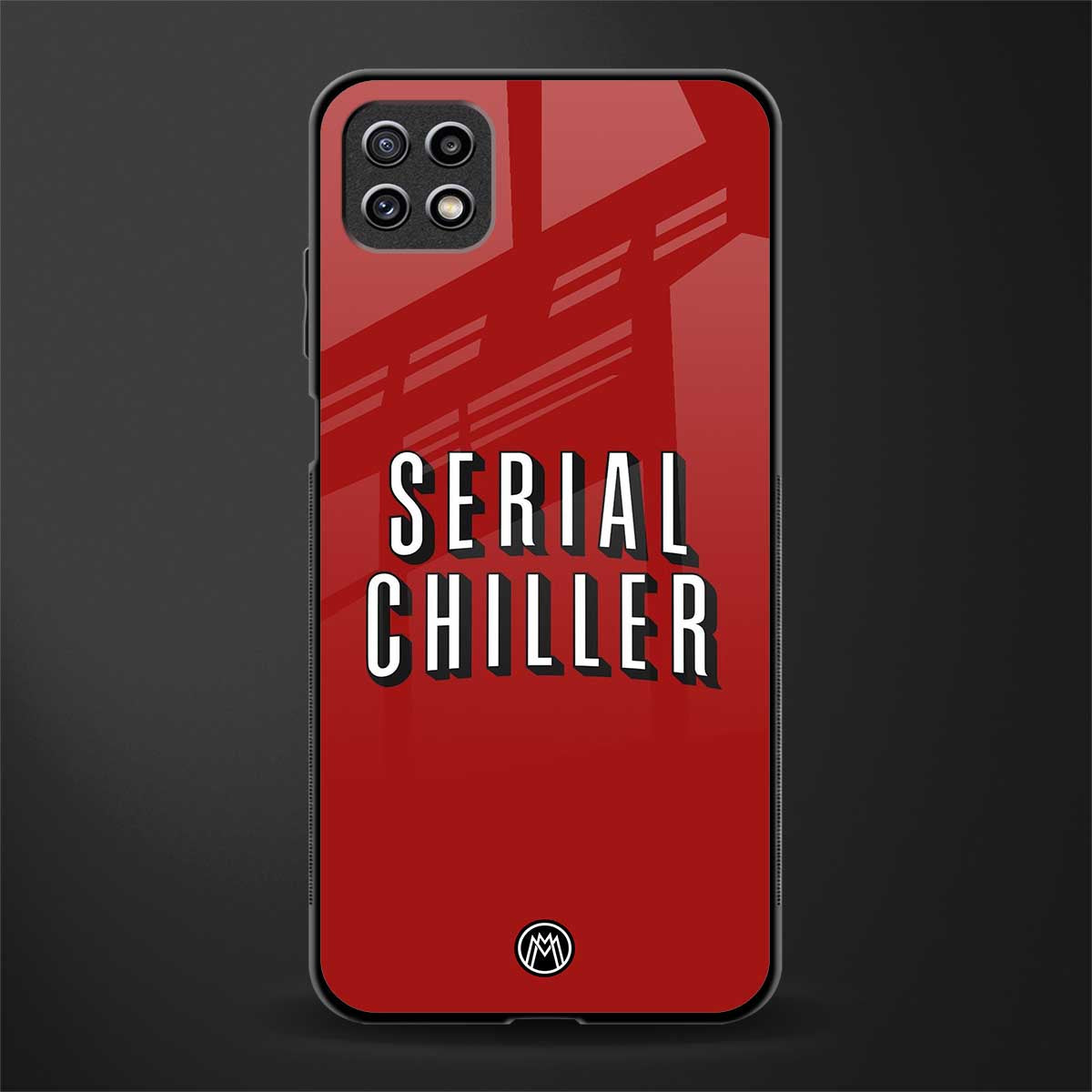 serial chiller netflix glass case for samsung galaxy a22 5g image