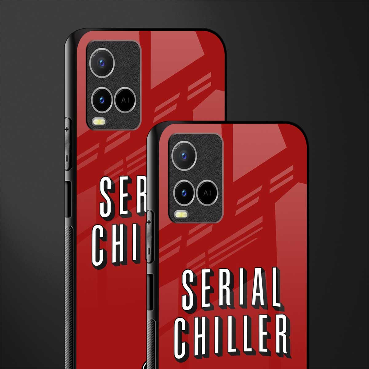 serial chiller netflix glass case for vivo y33s vivo y33t image-2