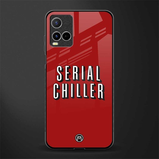 serial chiller netflix glass case for vivo y33s vivo y33t image