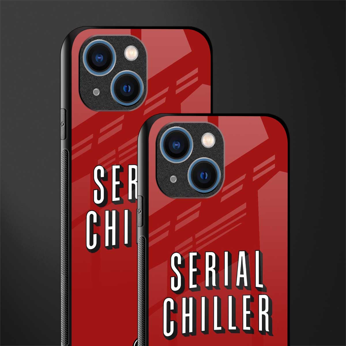 serial chiller netflix glass case for iphone 13 mini image-2