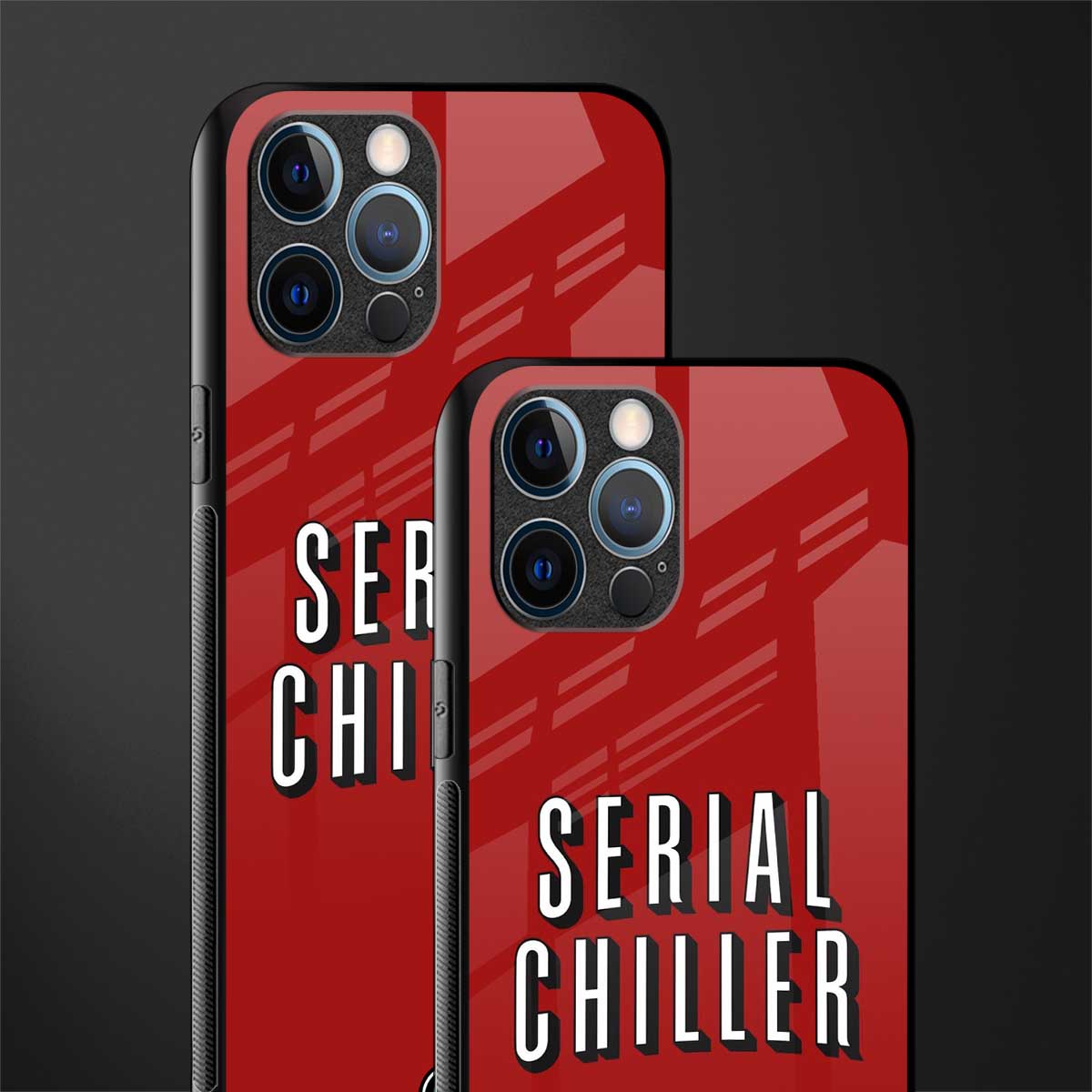 serial chiller netflix glass case for iphone 12 pro max image-2