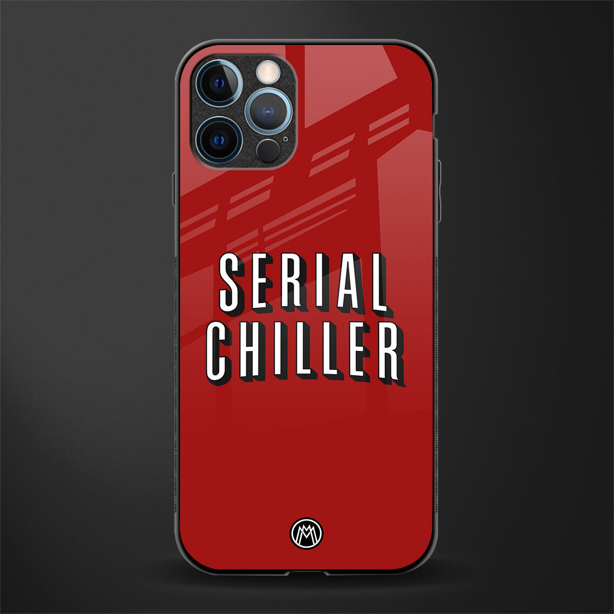serial chiller netflix glass case for iphone 12 pro max image