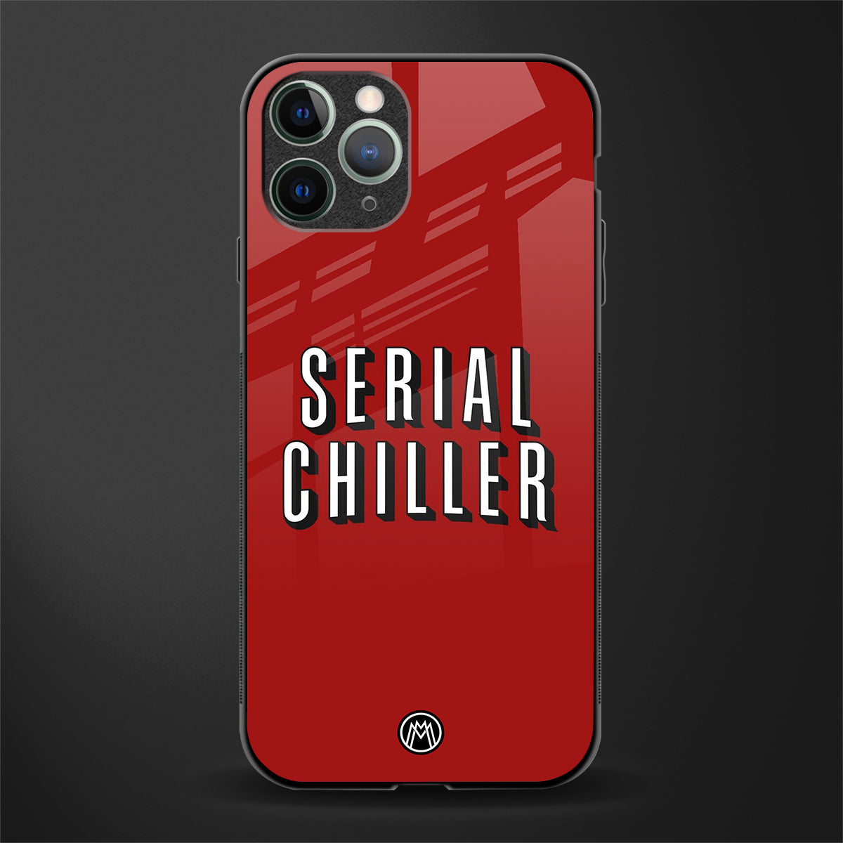 serial chiller netflix glass case for iphone 11 pro max image