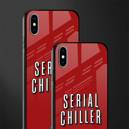 serial chiller netflix glass case for iphone xs max image-2