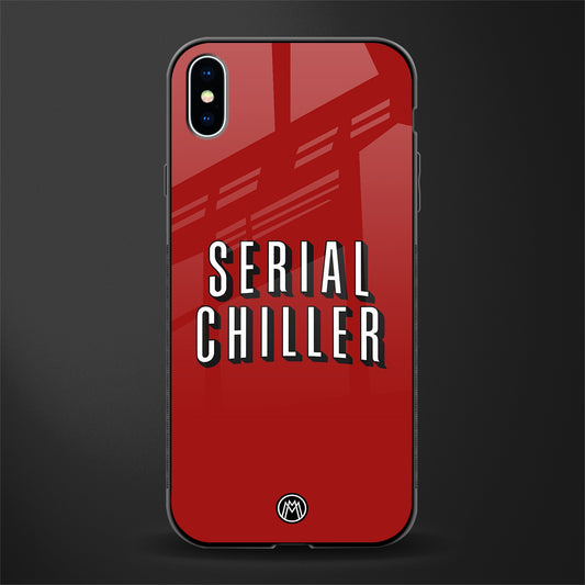 serial chiller netflix glass case for iphone xs max image