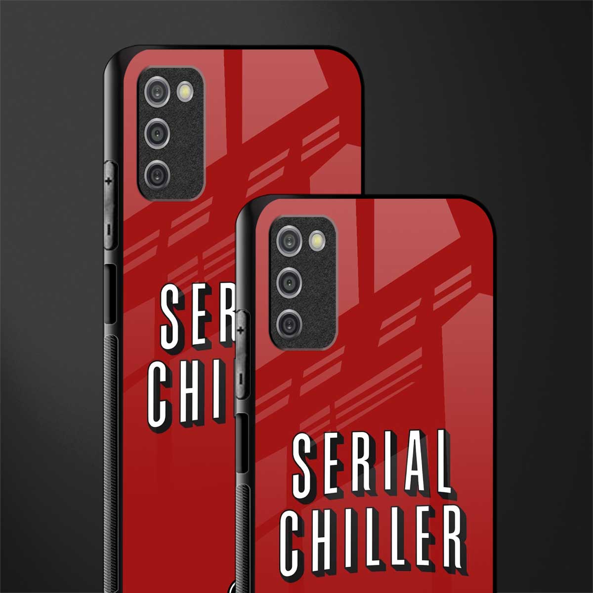 serial chiller netflix glass case for samsung galaxy a03s image-2