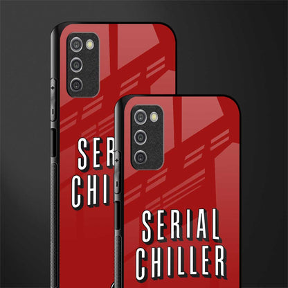 serial chiller netflix glass case for samsung galaxy a03s image-2