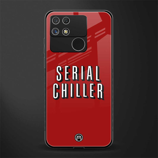 serial chiller netflix back phone cover | glass case for realme narzo 50a