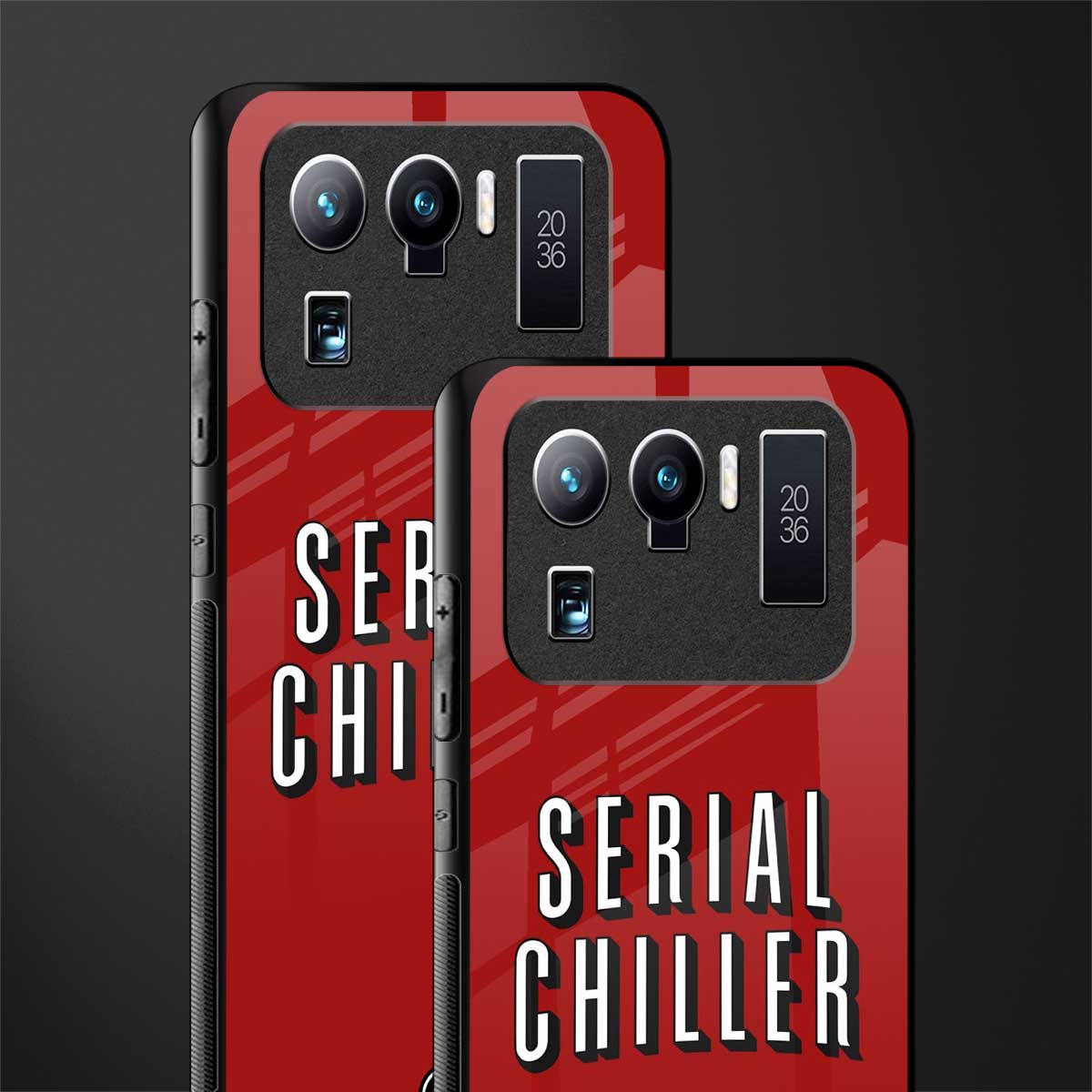 serial chiller netflix glass case for mi 11 ultra 5g image-2