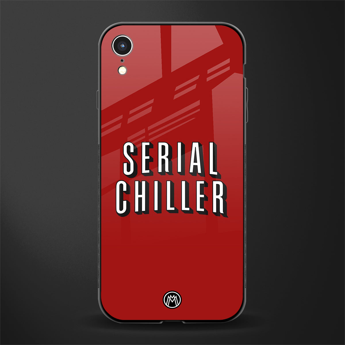 serial chiller netflix glass case for iphone xr image