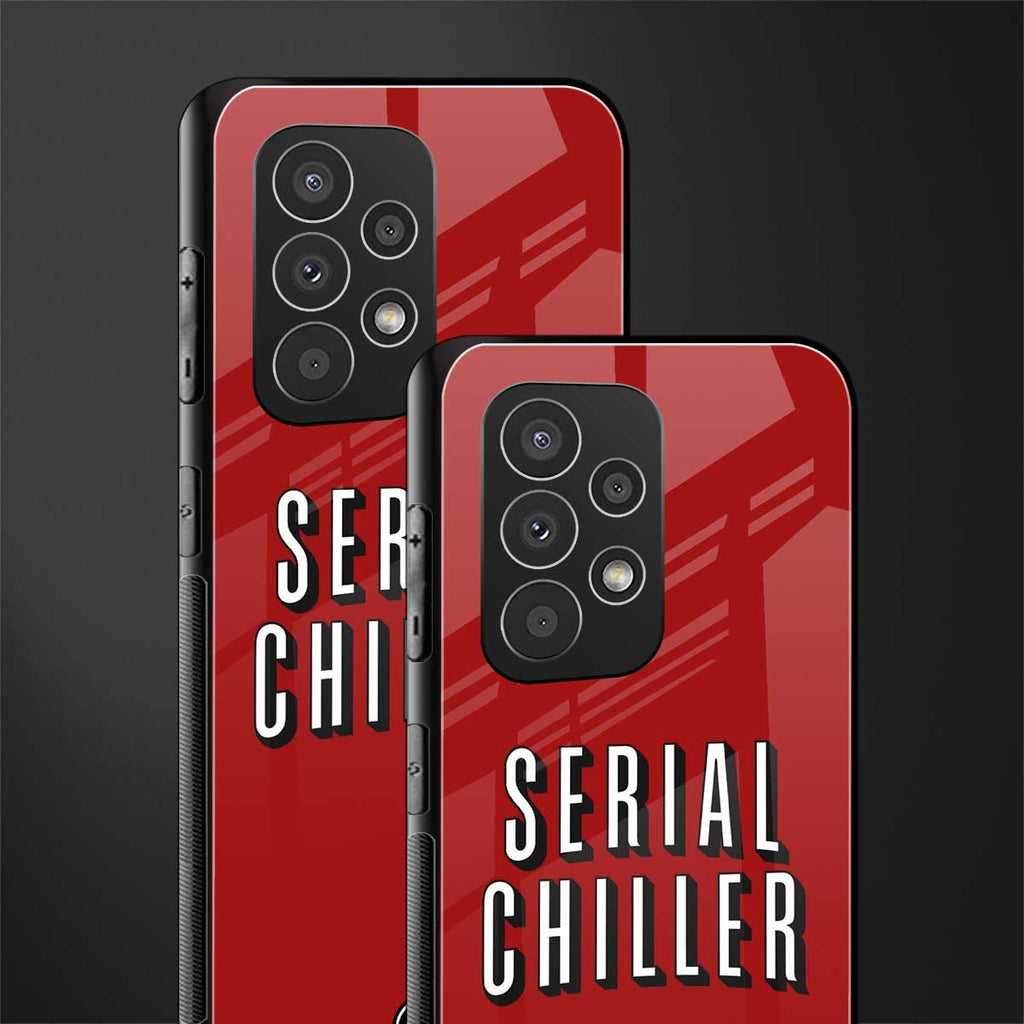 serial chiller netflix back phone cover | glass case for samsung galaxy a53 5g