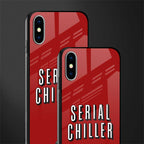 serial chiller netflix glass case for iphone x image-2