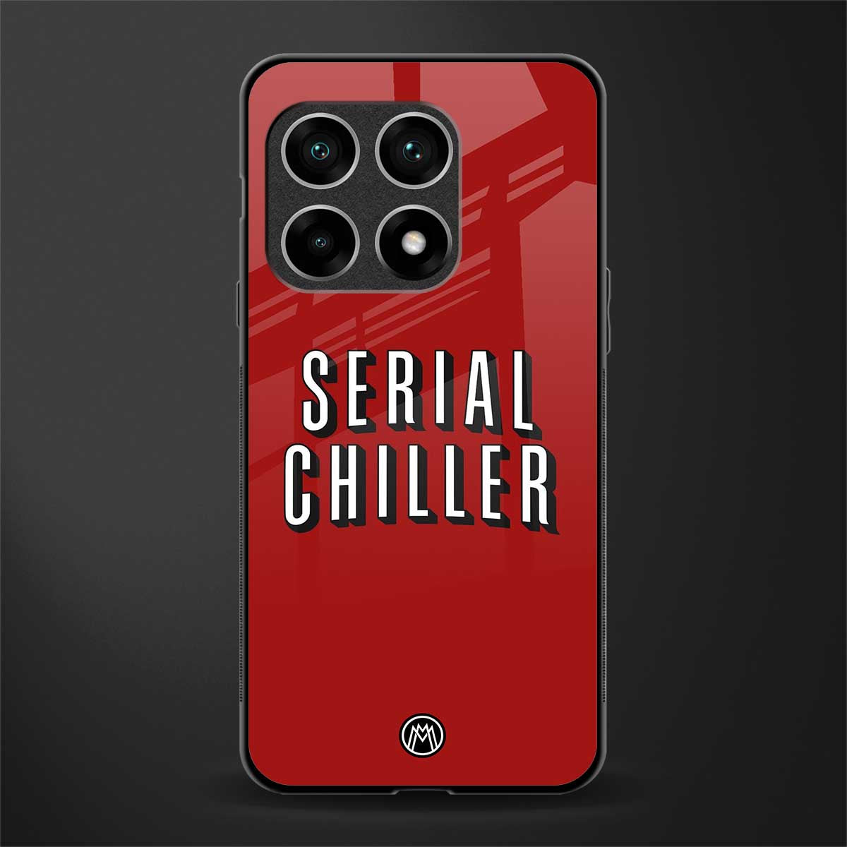 serial chiller netflix glass case for oneplus 10 pro 5g image
