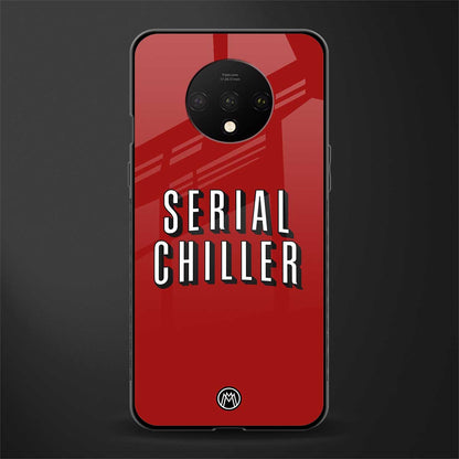 serial chiller netflix glass case for oneplus 7t image