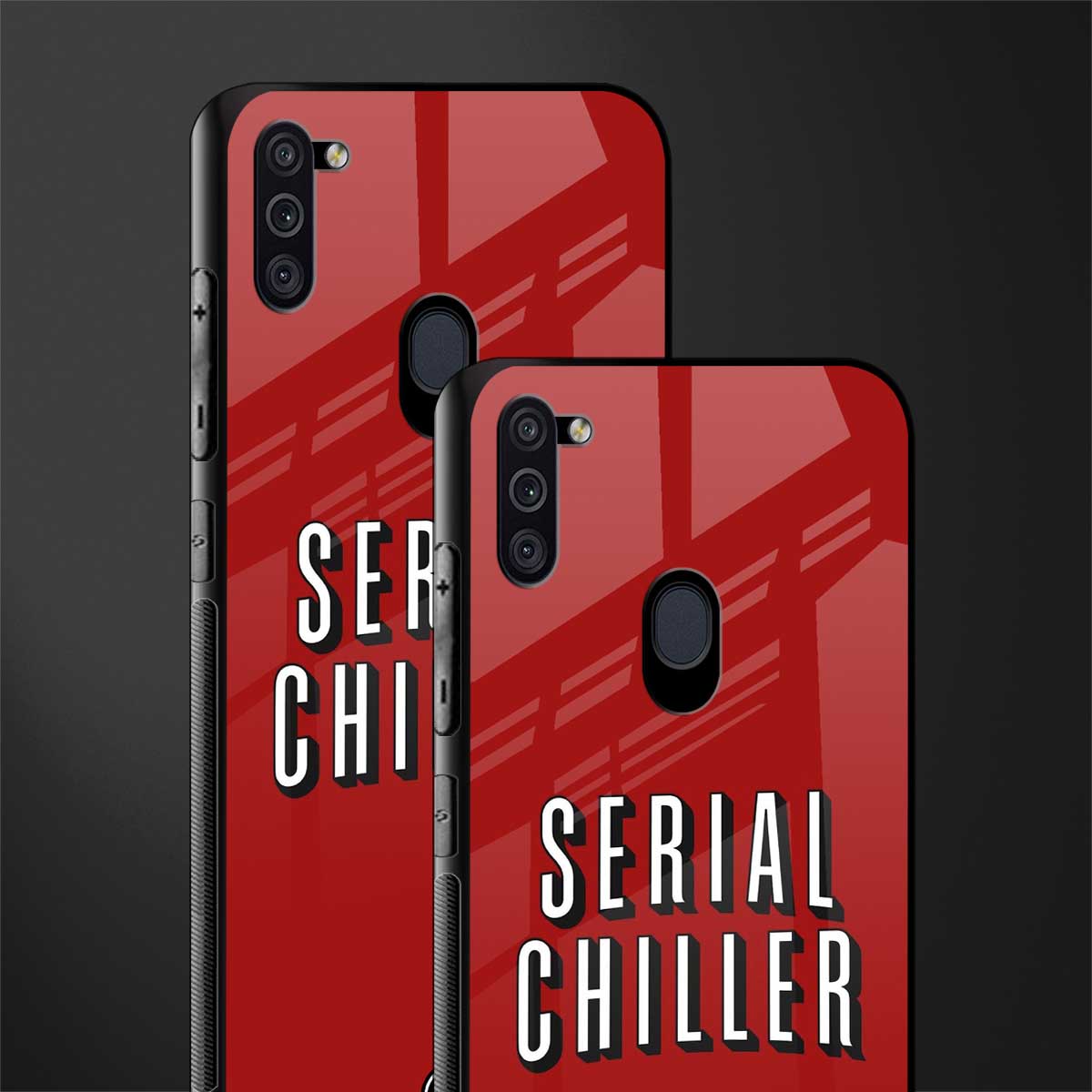 serial chiller netflix glass case for samsung galaxy m11 image-2