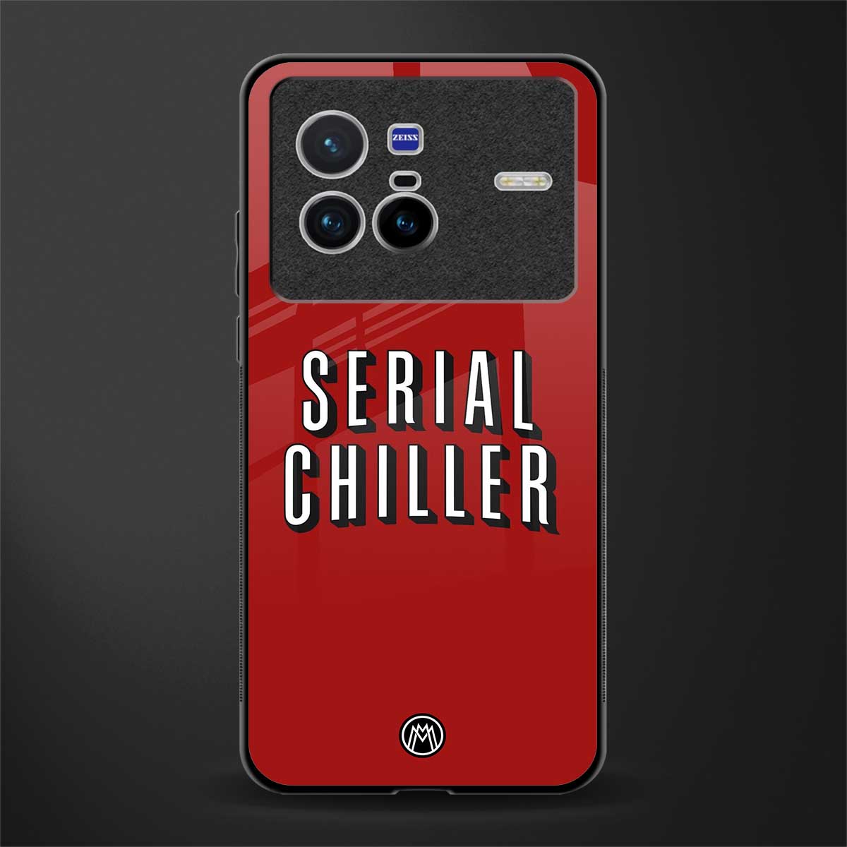 serial chiller netflix glass case for vivo x80 image