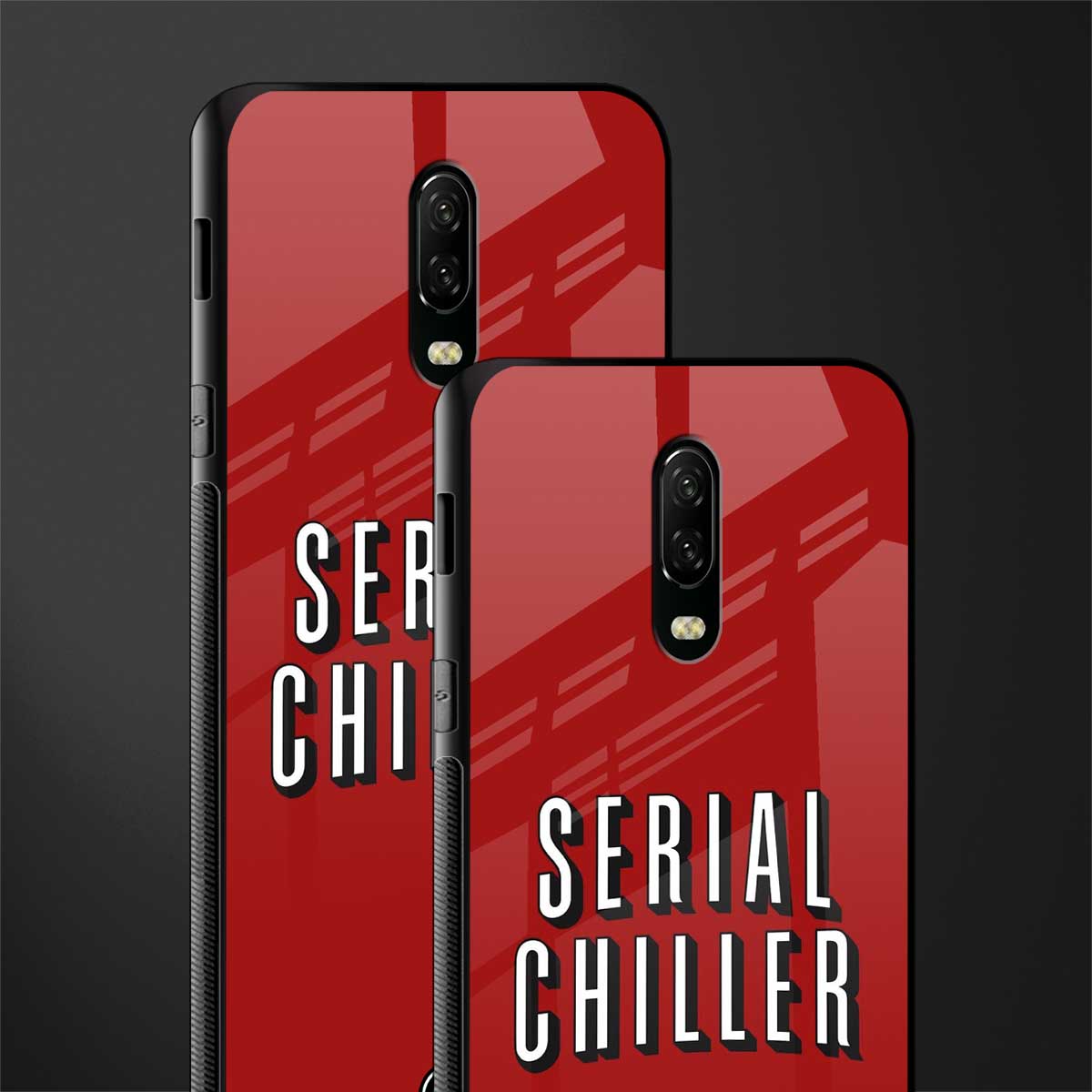 serial chiller netflix glass case for oneplus 6t image-2