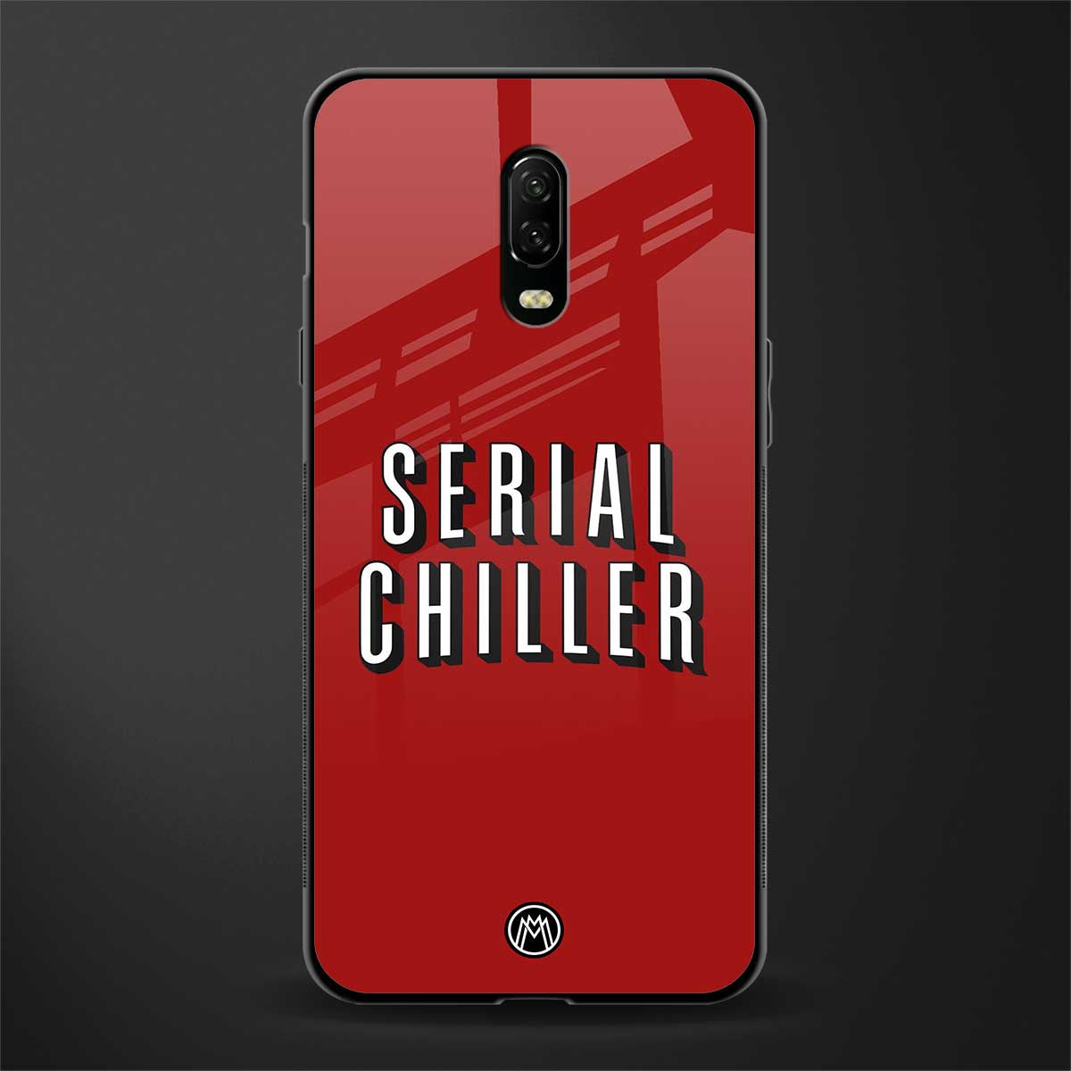 serial chiller netflix glass case for oneplus 6t image
