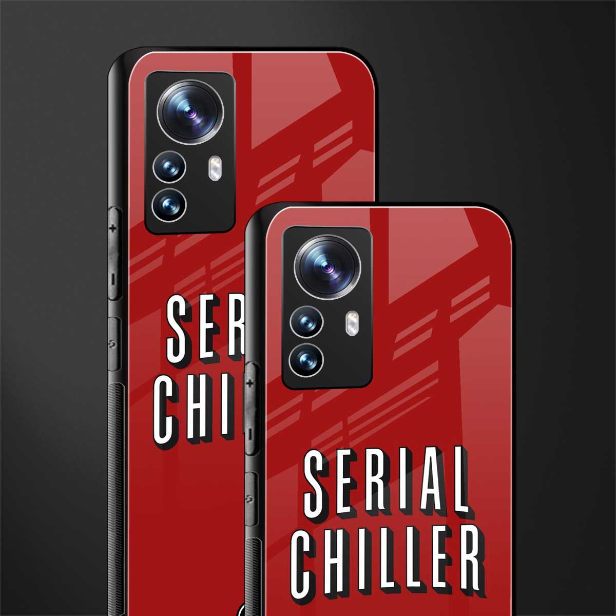 serial chiller netflix back phone cover | glass case for xiaomi 12 pro